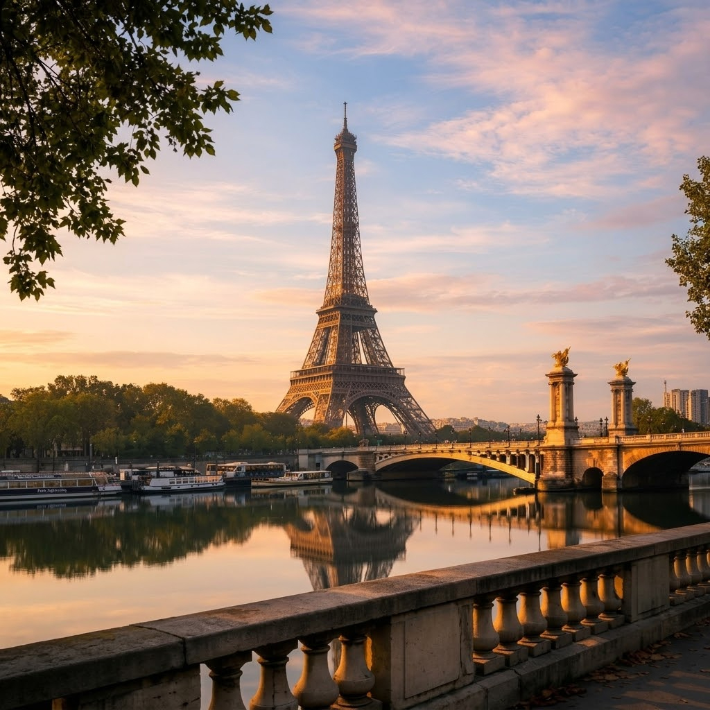 Romantic city & iconic landmarks